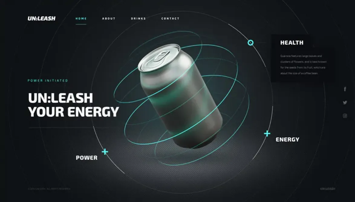 UN:LEASH Energy Drink